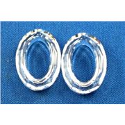 Swarovski Crystal 4137 Cosmic Oval Crystal 22x16mm 