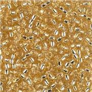 Miyuki Seed Bead Gold Silver Lined 8/0 - Minimum 12g