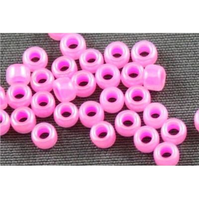 Toho Seed Bead Hot Pink Luster 8/0 - Minimum 12g