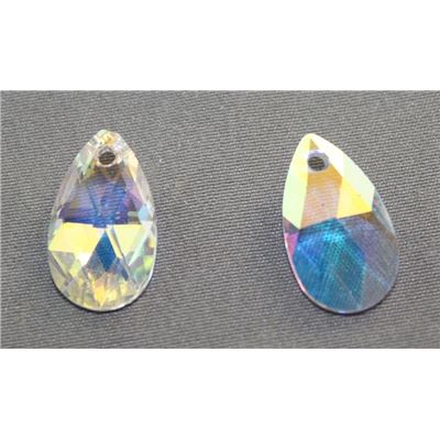 Swarovski Crystal 6106 Pear Shaped Pendant Crystal AB 16mm 