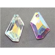 Swarovski Crystal De Art Pendant Crystal AB 24mm 