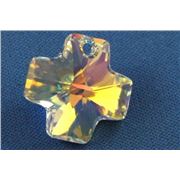 Swarovski Crystal 6860 Cross Crystal AB 20x16mm 