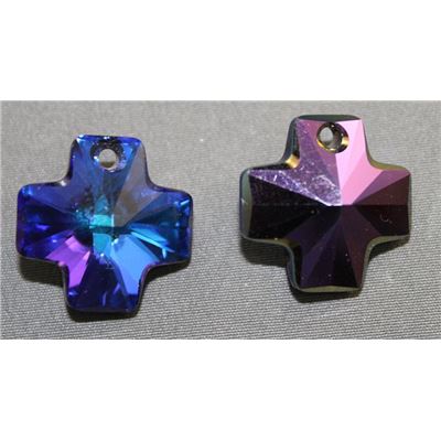 Swarovski Crystal 6866 Cross Heliotrope 20mm 