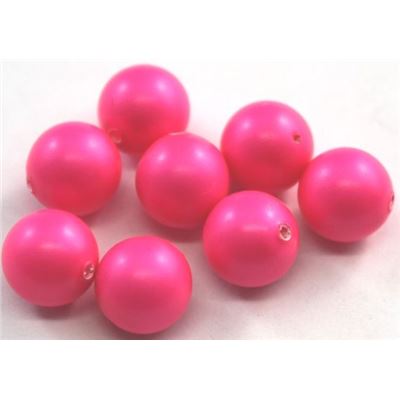 Swarovski Crystal 5810 Pearl Neon Pink 8mm 