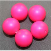 Swarovski Crystal 5810 Pearl Neon Pink 12mm 