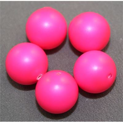 Swarovski Crystal 5810 Pearl Neon Pink 12mm 