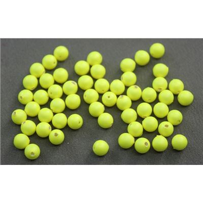 Swarovski Crystal 5810 Pearl Neon Yellow 4mm 