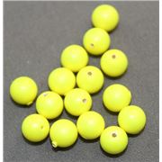 Swarovski Crystal 5810 Pearl Neon Yellow 6mm 