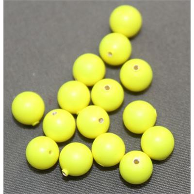 Swarovski Crystal 5810 Pearl Neon Yellow 6mm 