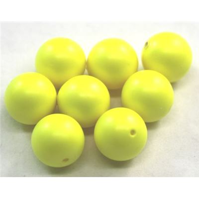Swarovski Crystal 5810 Pearl Neon Yellow 8mm 