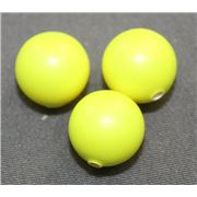 Swarovski Crystal 5810 Pearl Neon Yellow 10mm 