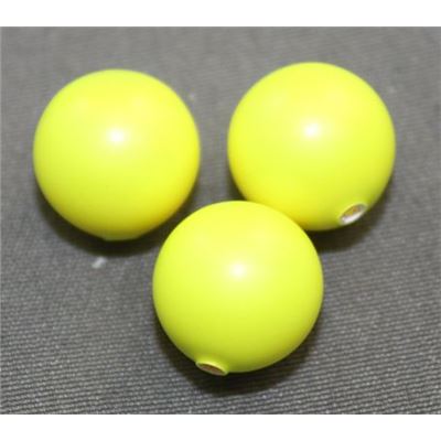 Swarovski Crystal 5810 Pearl Neon Yellow 10mm 