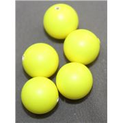 Swarovski Crystal 5810 Pearl Neon Yellow 12mm 