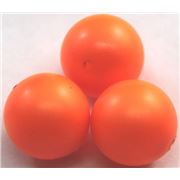 Swarovski Crystal 5810 Pearl Neon Orange 10mm 