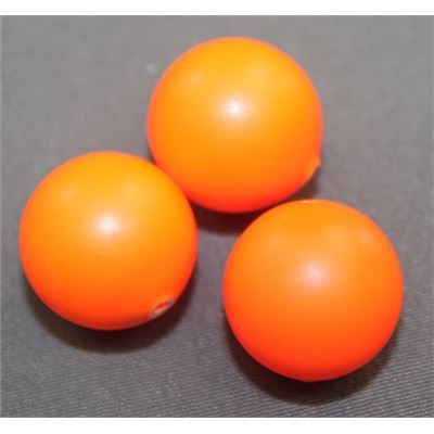 Swarovski Crystal 5811 Pearl Neon Orange 14mm 