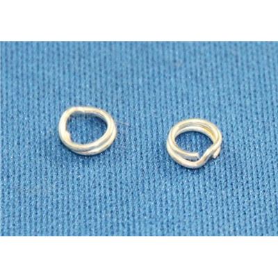 Split Ring Silver 5mm ea