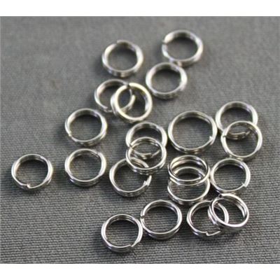 Split Ring Nickel 5mm ea