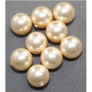 Swarovski Crystal 5810 Pearl Light Gold 8mm 