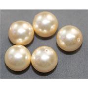 Swarovski Crystal 5810 Pearl Light Gold 12mm 