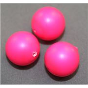 Swarovski Crystal 5811 Pearl Neon Pink 14mm 