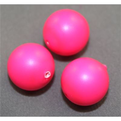 Swarovski Crystal 5811 Pearl Neon Pink 14mm 