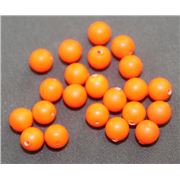 Swarovski Crystal 5810 Pearl Neon Orange 5mm 