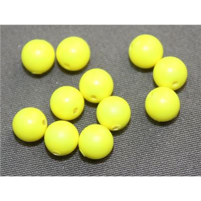 Swarovski Crystal 5810 Pearl Neon Yellow 5mm 