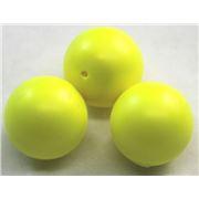 Swarovski Crystal 5811 Pearl Neon Yellow 16mm 