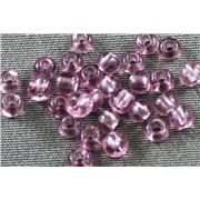 Czech Seed Bead Amethyst Transparent 8/0 - Minimum 12g