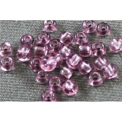 Czech Seed Bead Amethyst Transparent 8/0 - Minimum 12g