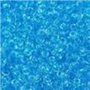 Czech Seed Bead Light Blue Transparent 8/0 - Minimum 12g