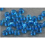 Czech Seed Bead Turquoise Transparent 8/0 - Minimum 12g