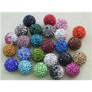 Shambala Beads Assorted Colours 12mm