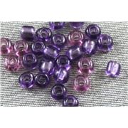 Czech Seed Bead Amethyst Transparent 8/0 - Minimum 12g