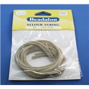 Velour Tubing 3mm x 1.78m Tan