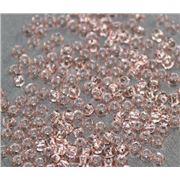 Czech Seed Bead Light Pink Transparent 8/0 - Minimum 12g