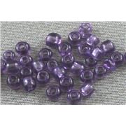 Czech Seed Bead Purple Transparent 8/0 - Minimum 12g