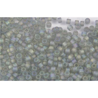Delica DBR 863 Matte Grey AB 11/0 gram - Minimum 3g