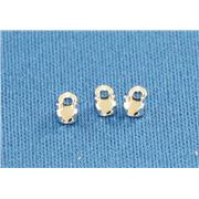 Swarovski Cup Chain Links PP11-Silver