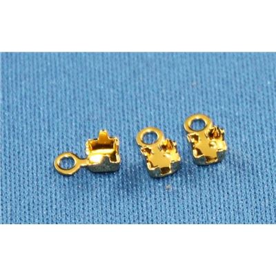 Swarovski Cup Chain Links PP18-Gold