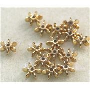 Star Bead Gold 10mm - Minimum 8g