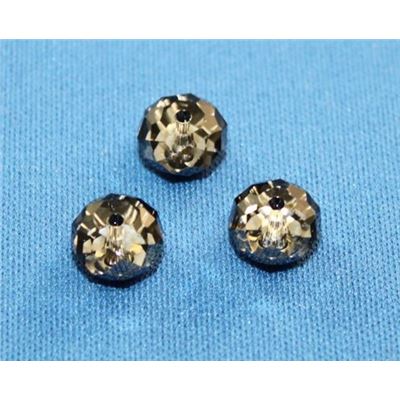 Swarovski Crystal 5040 Briolette Silver Night 8mm 