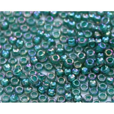 Toho Seed Bead Rainbow Lt Sapp./Opaque Teal Transparent 8/0 - Minimum 8g