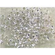 Toho Seed Bead Clear Silver Lined 8/0 - Minimum 8g