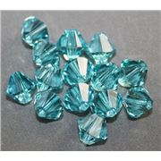 Swarovski Crystal 5328 Bicone Light Turquoise 8mm 