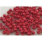 Toho Seed Bead Red Pepper Opaque 6/0 - Minimum 8g