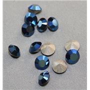 Swarovski Crystal 1028 Pointy Back Metallic Blue SS29 