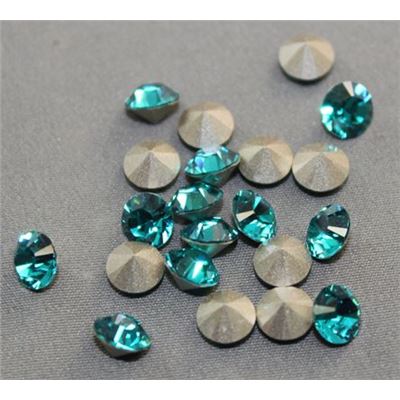 Swarovski Crystal 1028 Pointy Back Blue Zircon SS29 