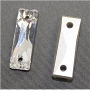 Swarovski Crystal 3255 Sew-on Rectangle Crystal 18x6mm