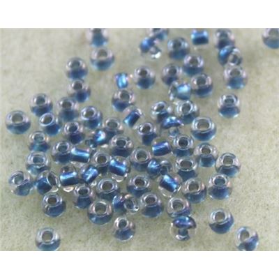 Toho Seed Bead Rainbow Crystal/Lt Capri Transparent 6/0 - Minimum 8g